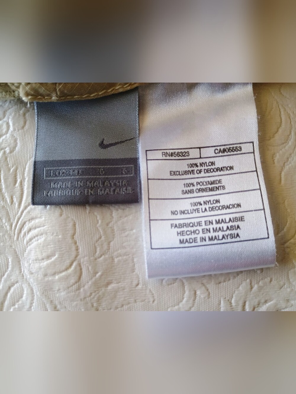 Nike Pink and Beige Activewear Jacket and Cargo Pants - Picture 13 of 15